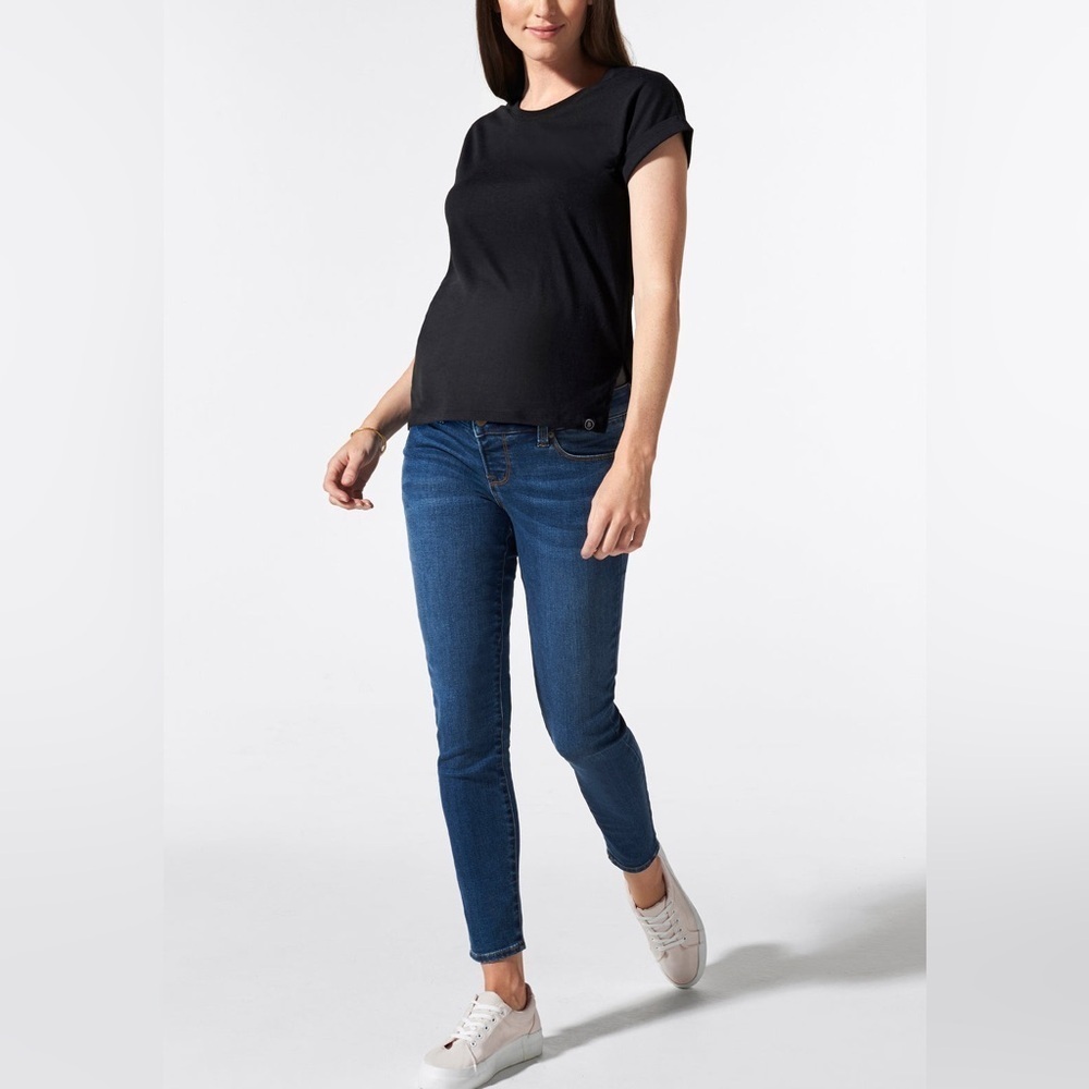 BLANQI DENIM Maternity Belly Support Skinny Jeans sz 6